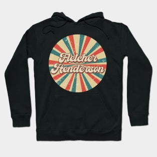 Circle Design Henderson Proud Name Birthday 70s 80s 90s Styles Hoodie